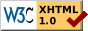 Valid Strict XHTML 1.0